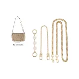 [Камелия Белый Комплект из трех предметов] Удлинительная цепь 15 см + Декоративная цепь 40 см + Длинная цепь 40 см