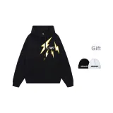 Чёрный флис с утеплением (Подарки, модный бренд, флисовая кошка)