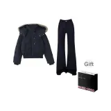 Темно-синий пуховик + штаны