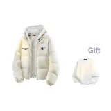 Шляпа цвета экрю, вышитая, в комплекте с круглым вырезом, свитшот