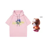 Розовый (В комплекте с оригинальным дизайном, молния, медведь)