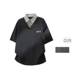 Чёрный + Съемный Чёрный Брошь