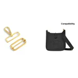 [Черный Золото Застежка] Золото Выдвижной Регулируемая Застежка