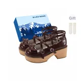 Коричневый - Эксклюзивная обувь Коробка - Включает носки