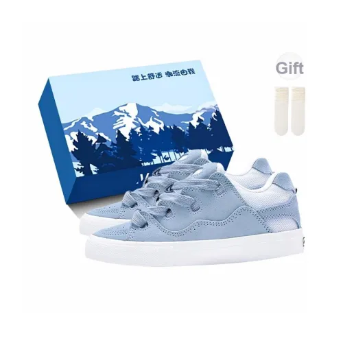 Fawn Miri Покрытие Slip-Resistant и Abrasion-Resistant Низкие Кроссовки для Скейтбординга Женские Ледяной Синий