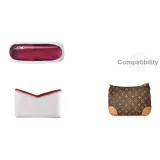 Сумка-круассан, цвет бордовый