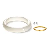 Браслет из шампанского золота + кольцо из античного золота, простое