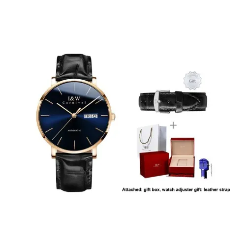 I&W CARNIVAL HWGUOJI Автоматический Механический Механизм Мужские Часы 40 мм Синий