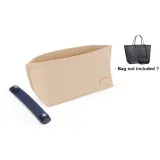 Темно-синий (Stress Relief Плечевые накладки) 23 см + Средний размер Бежевый вкладыш