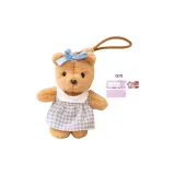 Синяя юбка + щенок Pull поздравительная открытка