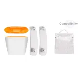 [Белый двухкомпонентный комплект] Подкладка из бумаги DuPont + накладки на плечи с функцией снятия давления