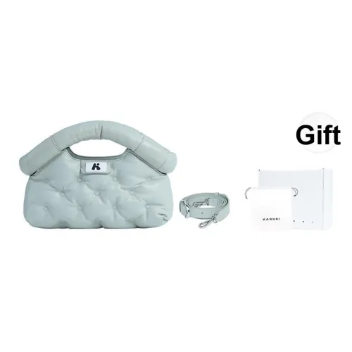 Karkki Lambskin Коммутирование Vacation Travel One Shoulder Bag Women's Mint Green