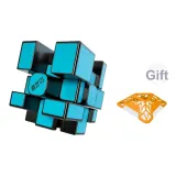 Третье поколение Яркий Фарфоровый Зеркальный Кубик Рубика [Элегантная Орхидея] с 1 шт, случайная подставка включена