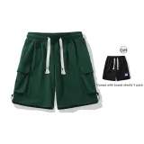 Зелёный (в комплекте с чёрным, бренд, шорты)