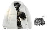 White (Пуховик-BL0610) (Подарок Бренд Модный Шарф)