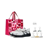 Классический Белый/Черный [Розовая Сумка для покупок + Брелок]