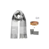 Серый ремень Kelly (верх из коровьей кожи)