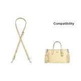 Желто-кремовый городской 15 через плечо с плечевым ремнем