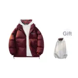 Бордовый (с клетчатым внутренним слоем, свитшот)