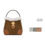 Флис коричневого цвета