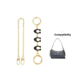 Цепь из золота и меди + удлинитель в форме буквы "C"