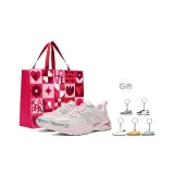 Белый/Розовый [Розовая сумка для покупок + шарм]