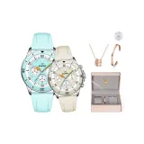 [Розовая романтическая коробка] Свежий синий + Элегантный бежевый