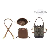 Коричневый через плечо, плечевой ремень + подкладка