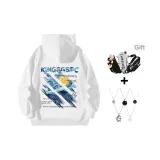 Белый (в комплекте с модным ожерельем и сумкой через плечо)