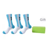 Синий, белый, 3 упаковки (зеленая подарочная коробка, комплект)