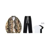 Комплект (Медведь Out + Черные Джинсы) с Бесплатной Футболкой