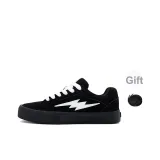 Яо  
Черный Белый Шнурки [Премиум Улучшенный - Более Удобный и Прочный] (Включает Бесплатные Черные Шнурки)