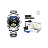 Натуральный черный [Роскошная коробка + Кожаный ремешок]