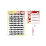 Клей-Бесплатно и Штифт-Бесплатно Вода Норковая шерсть Накладные ресницы + Клей-Бесплатно Маленький Пламя Нижние ресницы + Пинцет