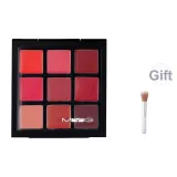 Девятицветная палетка для губ 12 г [Включает кисть для коррекции]