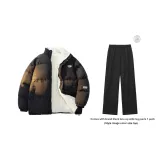 Чёрный хлопковый пуховик (в комплекте с повседневными штанами)