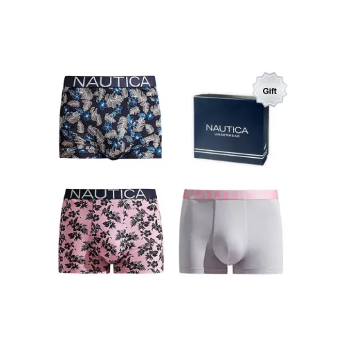 NAUTICA UNDERWEAR Розовый + Темно-синий + Светло-серый Мужские Штаны с стрелкой