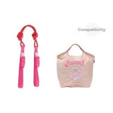 Розово-красный плечевой ремень