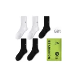 5 пачек (3 черных / 2 белых / длинные голени)