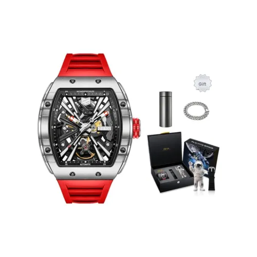 GEYA Автоматический механический механизм Мужские часы 51mm*16mm*46mm Скелет