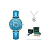 Синий ремешок, синий циферблат