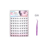 [Клей-Бесплатно Версия] Лиса Ласточкин хвост Русалка Глаз Ласточкин хвост Увеличенный Стиль [Включает Профессиональные Вискозные Пинцет]