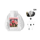 Белый (в комплекте с модным ожерельем и сумкой через плечо)