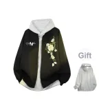 Черная подкладка + Фотиния серый внутренний свитшот