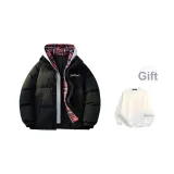 Черный (в клетку, шляпа) (с подарками, круглый-шея, свитшот)