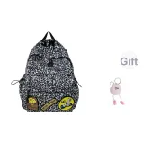 Черный леопардовый принт [с брелком "Длинноногий эльф", случайный цвет]