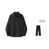 Black Set (Рубашка + Брюки для костюма)