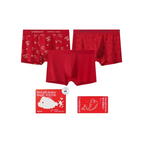 crabsecret Трусы Унисекс Red
