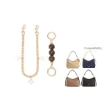 [Золотистый] Амбра Жемчужный + Четырехлистный Клевер Декоративная Цепь 45 см