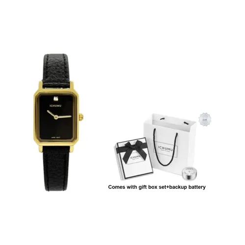 ICHUMU Винтаж Женские часы Нишевые Женские Универсальные Часы для Коммутации Квадратные Мода Маленький Квадратный Часы